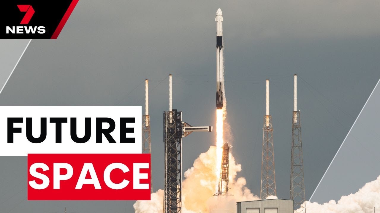 School experiment launched aboard a Flacon 9 rocket | 7NEWS - YouTube