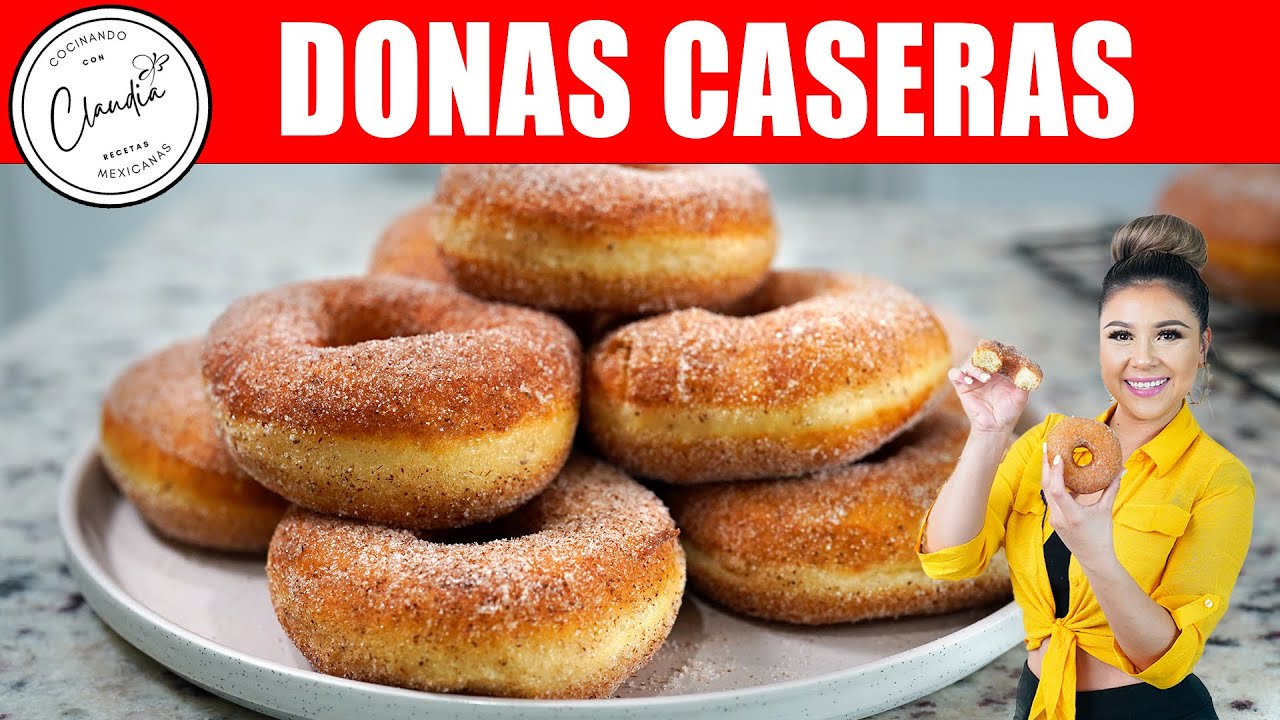 Como Hacer DONAS DE AZUCAR CASERAS Bien Suavecitas Y Esponjaditas, No Podrás Resistir!