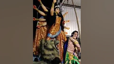 2021 Sealdah Railway Athletic Ma Durga  reached Pandal Exclusive First Look. Huge Idol Of Ma Durga.