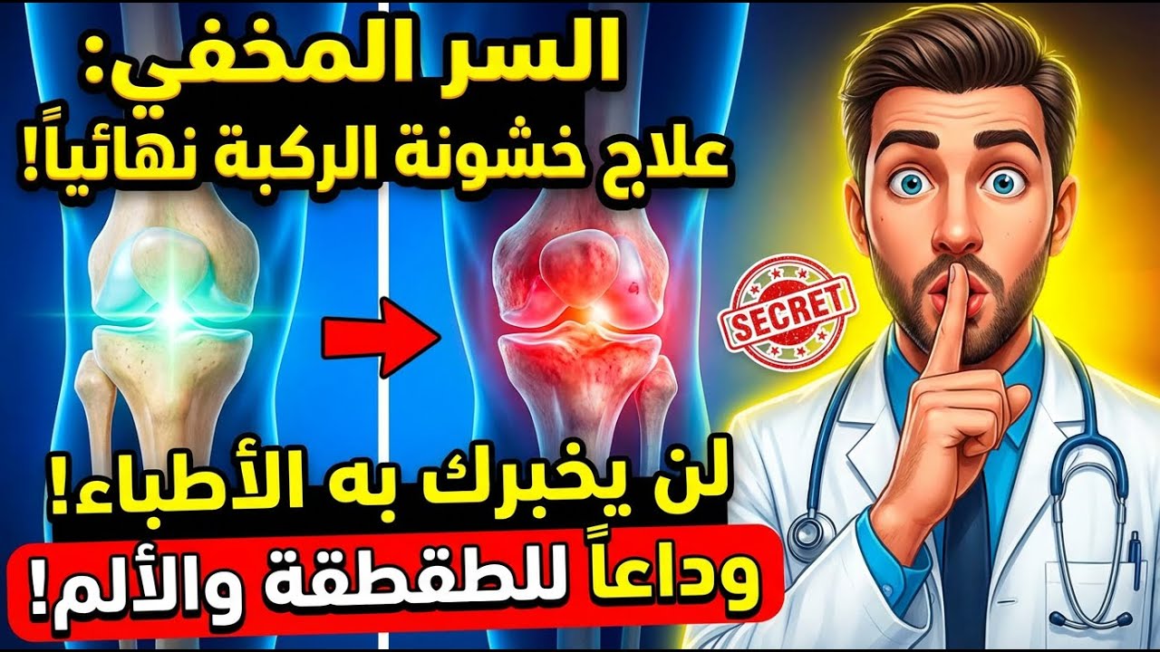 السر الذى لن يخبرك به دكاترة العظام لعلاج خشونه وطقطقه الركبه نهائيا