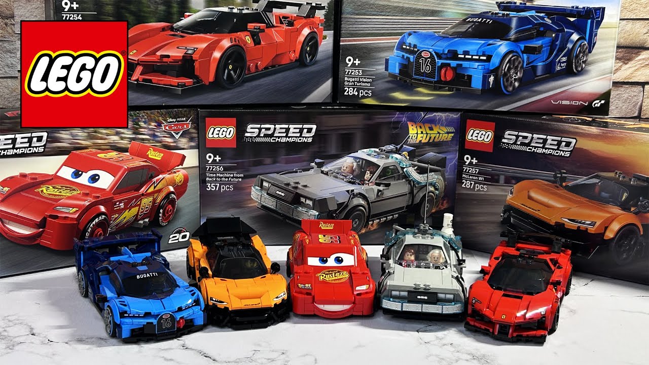 All LEGO Speed Champions January Wave 2026 Compilation / Collection Unboxing and Speed Build