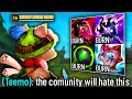 Teemo is now beyond broken new burn item