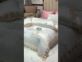White - Chic Comfortable Home Silky Satin Flat Sheet Bedding 4 Pcs Set