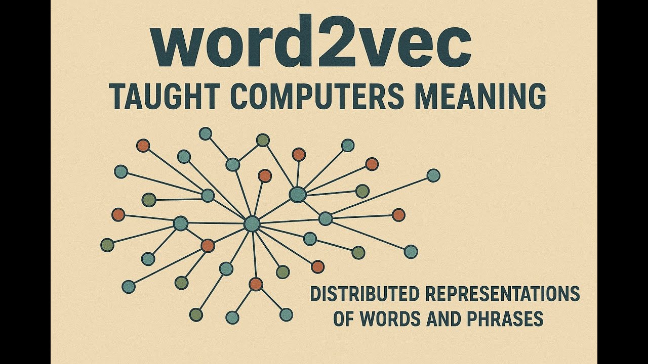 word2vec - Distributed Representations of Words and Phrases. Tutorial.