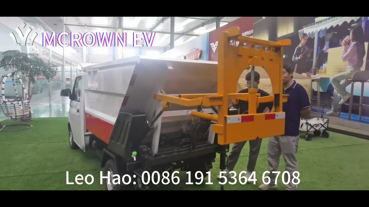 MCrown EV Electric Garbage Truck — Urban Sanitation, Zero Emission​