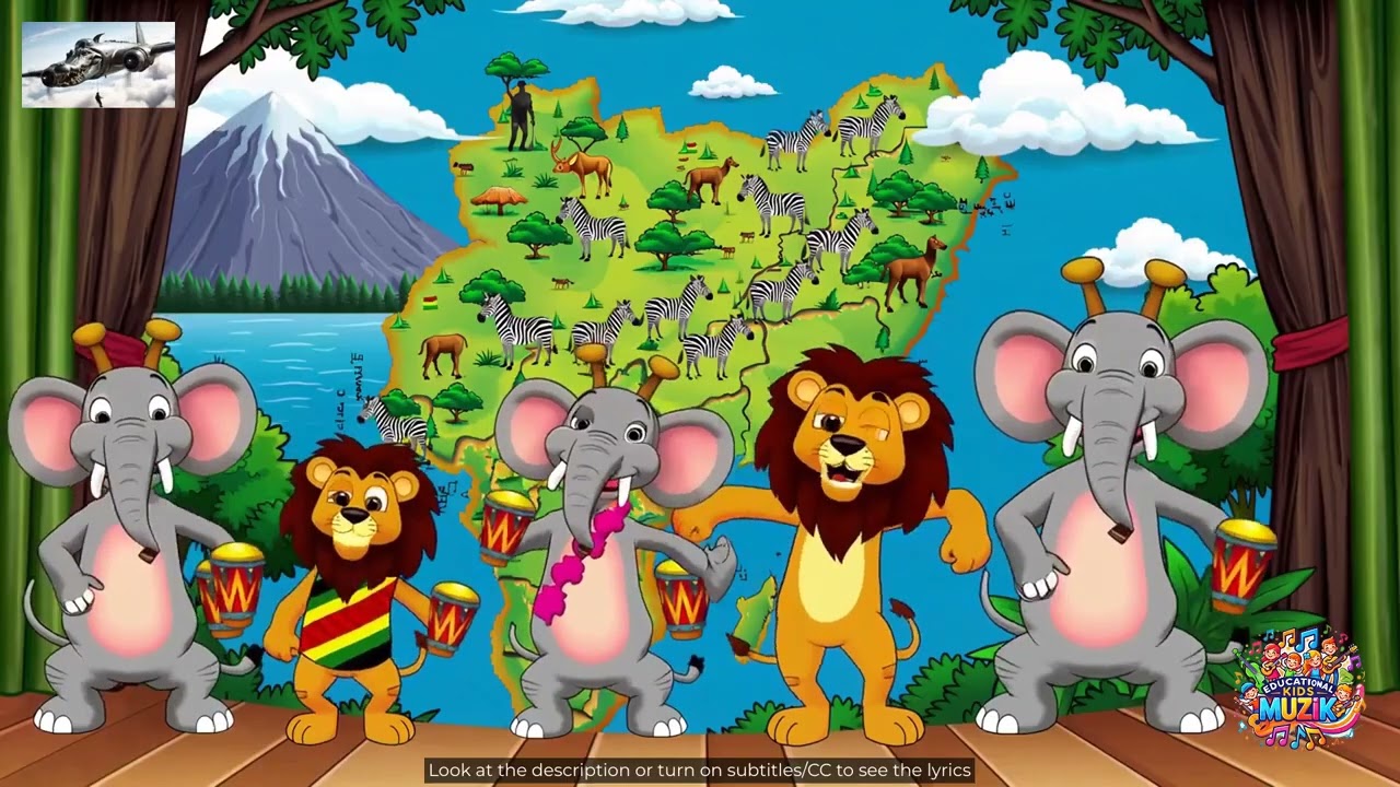 Uganda, Our African Adventure 🎵 English Kids Song about Uganda 🎵 Countries Song 