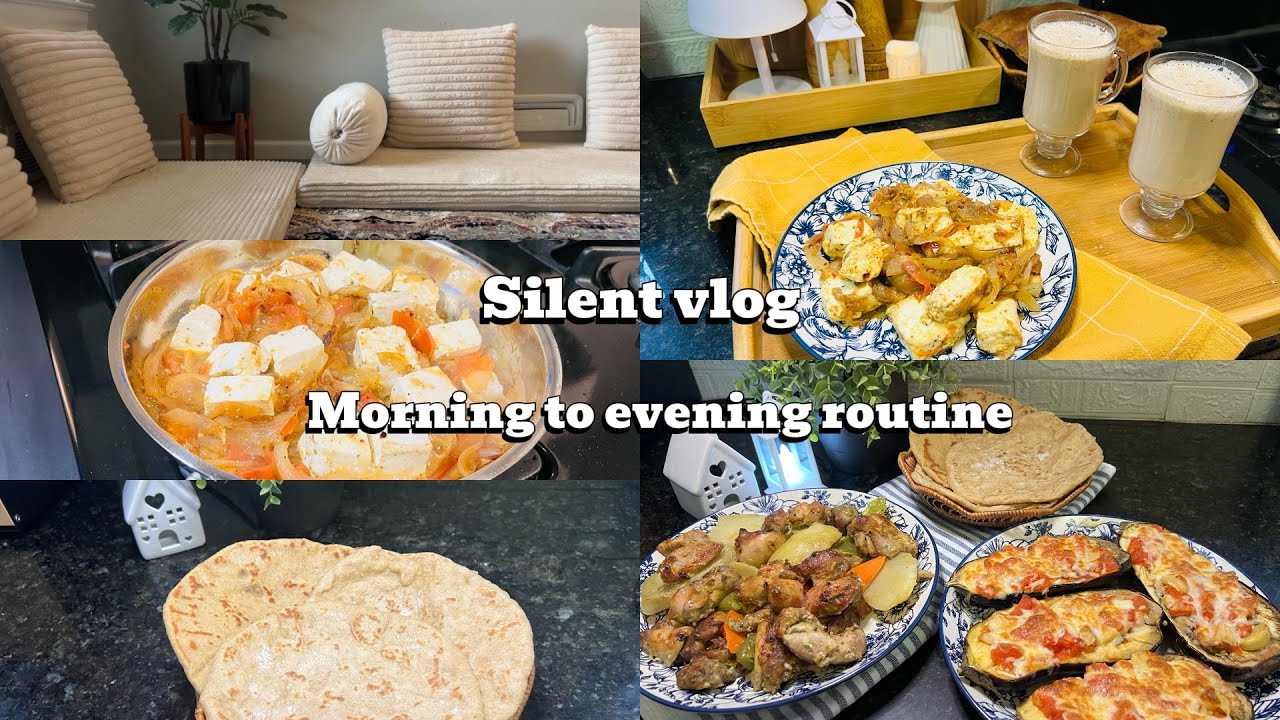 Slow living vlog | calm home vibes🏡| cheese karahi🧀| chicken in oven recipe | cleaning |