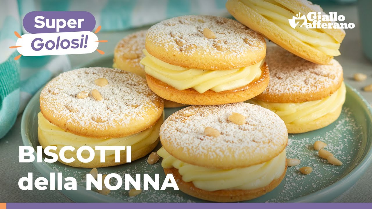 Бабушкино песочное печенье с заварным кремом - Простой и вкусный десерт! 😍😋