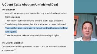 Introduction to Contract Law | Contracts & Legal English for Lawyers