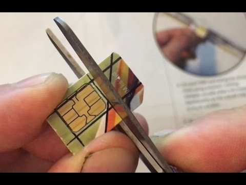 Videó: A SIM-kártyák Levágása