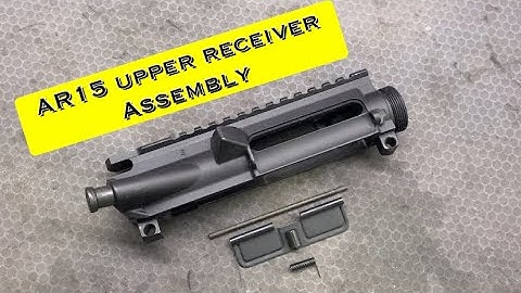 Step by step, AR15 AS upper receiver assembly