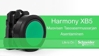 Harmony XB5 Tasopainonappien asentaminen tasoasennussarjan avulla