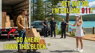 HOA Karen Called 911 While I Moved Into My Lake House — Minutes Later They Learned I Owned the Block