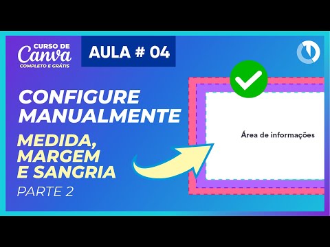 Como colocar sangria no Canva fácil (Curso de Canva Grátis)
