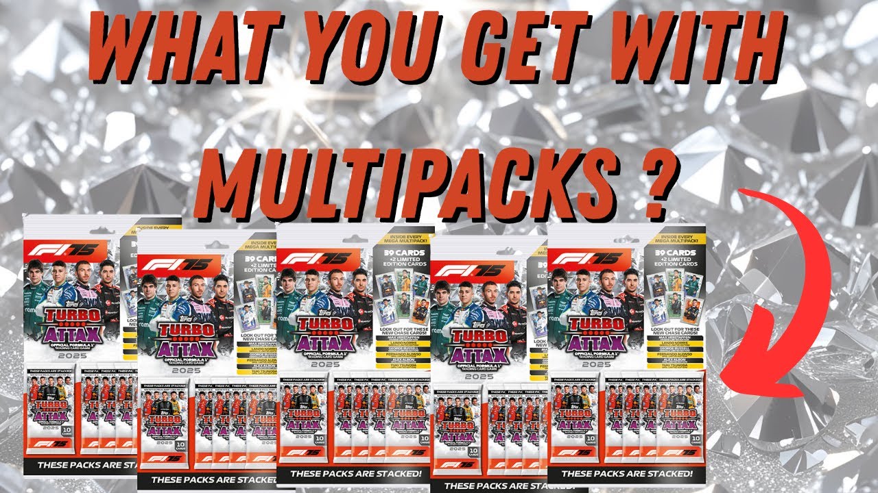 What you Get in the Multi Packs Turbo Attax 2025