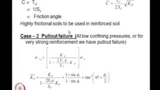 Mod-01 Lec-05 Strength Analysis of Reinforced Soils -- II