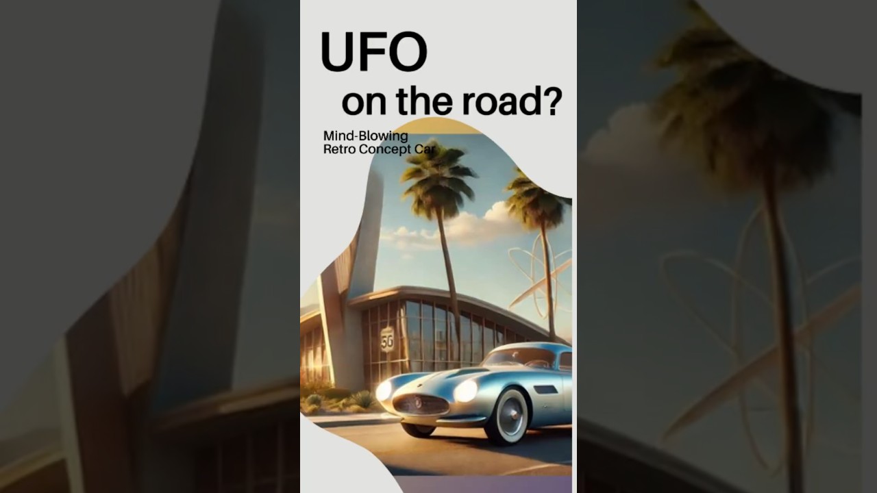 도로 위의 UFO? 상상 초월 레트로 컨셉트 카 대공개! 