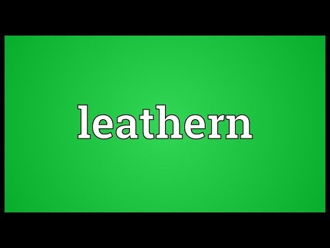 Header of leathern