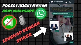 preset Gabut!!🎟️ || Mentahan chat WhatsApp   stiker
