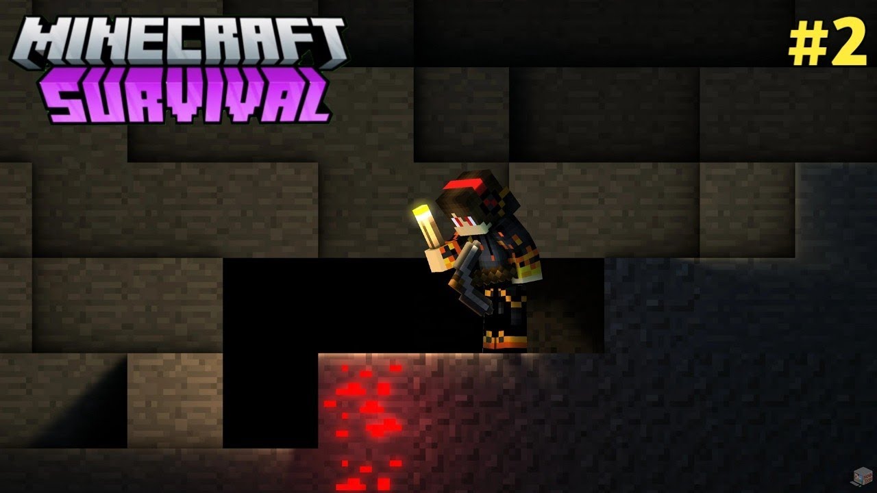 Iron Mining In Minecraft Survival Series Episode 2 - YouTube