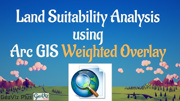 Land Suitability Analysis using #ArcGIS Weighted Overlay | GIS Tutorial