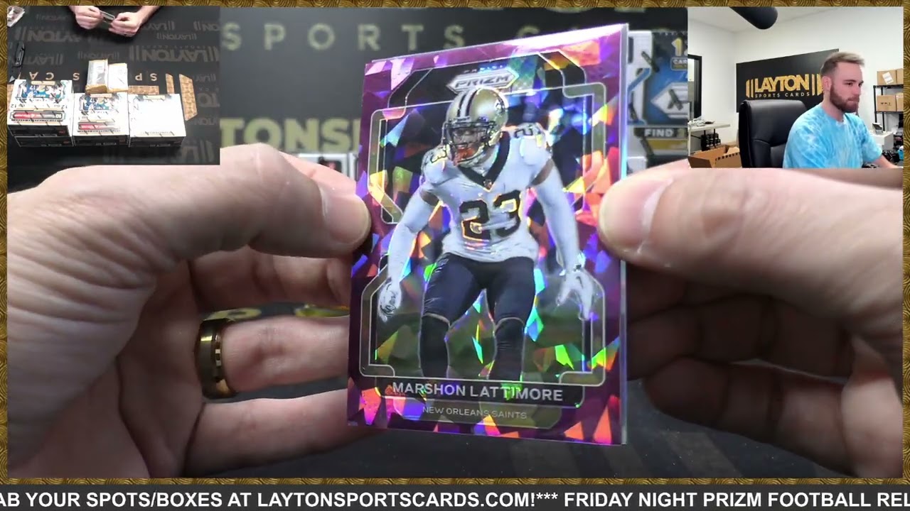 1/1 RANDY MOSS & A-ROD AUTO /15! 2021 Panini Prizm Football Hobby 6 Box Half Case Break #8