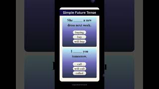 Simple Future Tense Quiz Challenge 📚| Test Your English #video #quiz #english #education #ytshorts
