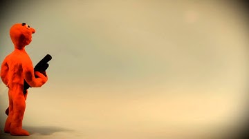 " A 2d, 3d And a Human " ( Stop-motion claymation ) * Stopmotion *