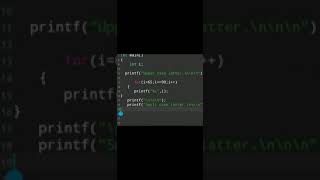#56 | C Language Programming | Coding Exercise57 #shorts #programming #coding