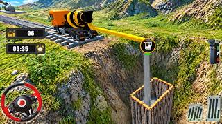Rail Road  Builder Simulator  Road construction jcb games 3d | Tdroidgameplay day 2 screenshot 3