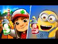 Subway Surfers VS Minions Rush Runner, Subway Surfers Cartoon Game, Gameplay Adventure Subway Dart