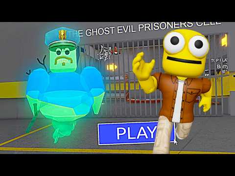 ENFERMER DANS LA PRISON DU POLICIER FANTÔME ENORME Avec ODETTE GHOST BARRY S PRISON RUN 