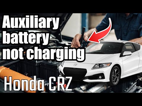 Honda CR-Z 2012  - Auxiliary Battery Not Charging Cooling Fan Failure IMA Light On P1448 P1634 Fix