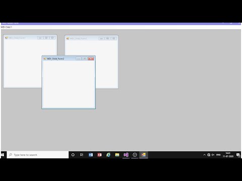 how to make a MDI from in visual basic 2013 with menu strip and child from.