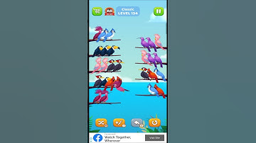 Bird Sort Puzzle l Classic Level 134 l Bird Sort Color Puzzle l Bird Sort Puzzle Challenge - Birds