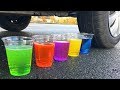 Experiment Car vs Coca Cola, Fanta, Mirinda Balloons | Crushing Crunchy &amp; Soft Things by Car