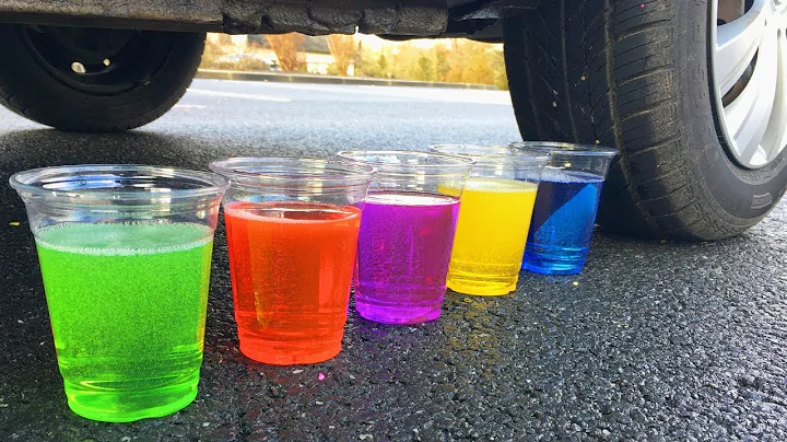 Experiment Car vs Coca Cola, Fanta, Mirinda Balloons | Crushing Crunchy & Soft Things by Car