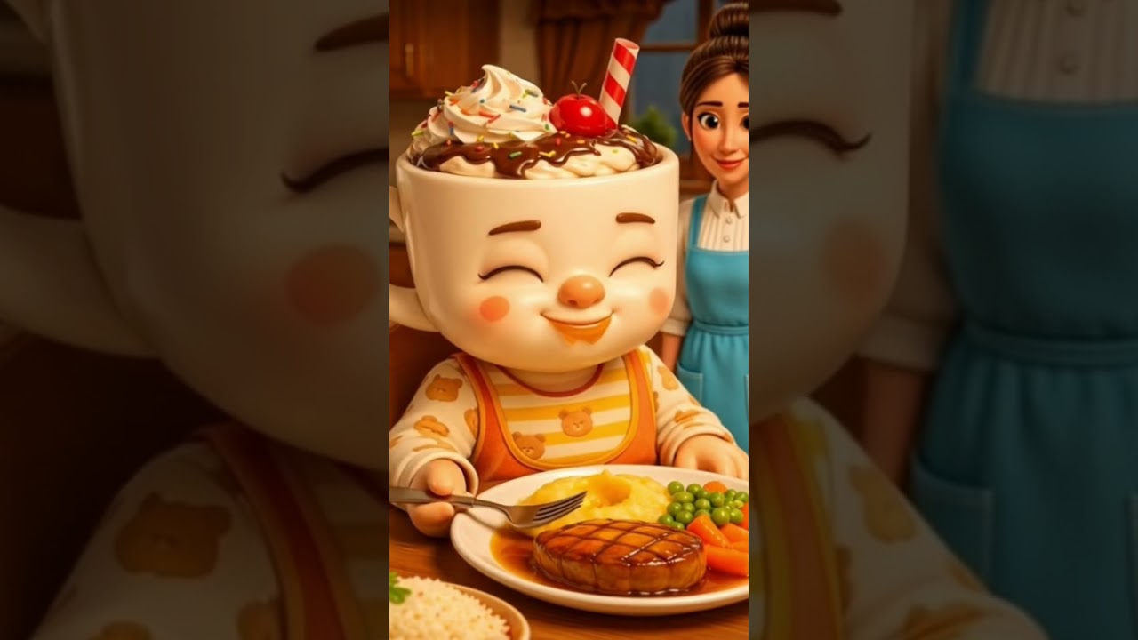 🍽️ From Tasty Meal to Happy Play   👶✨ Mom’s Food, Dad’s Surprise 🍽️  Love, Care, and Little Joys