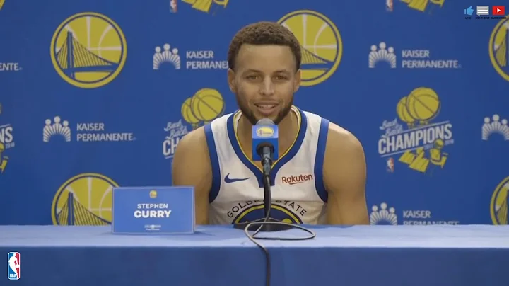 Stephen Curry's Golden State Warriors Press Conference   NBA Media Day 2018