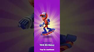 Subway Surfers Copenhagen - Unlocked 10th Birthday with Super Jake!