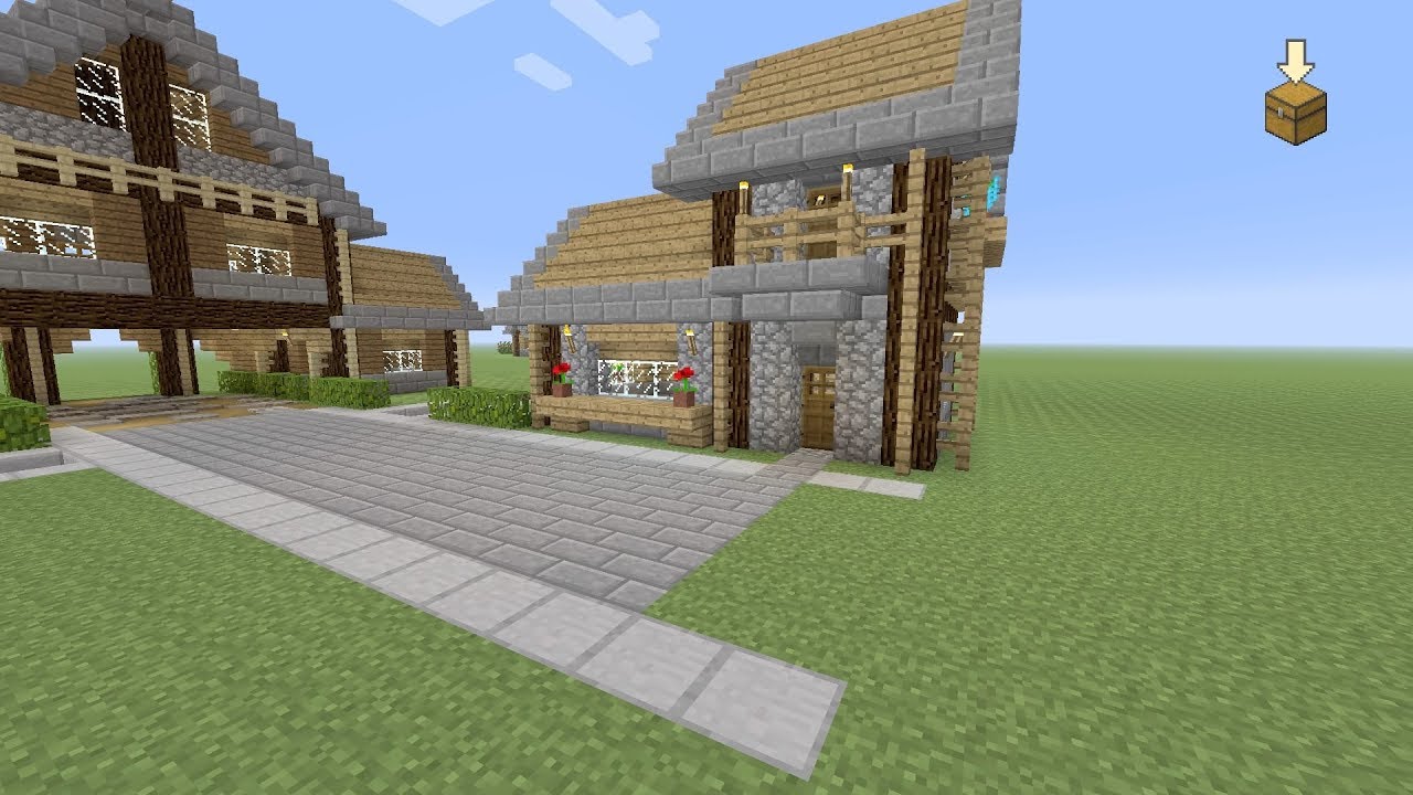 Minecraft een mooie beginners huis maken dorp bouwen deel 2 YouTube