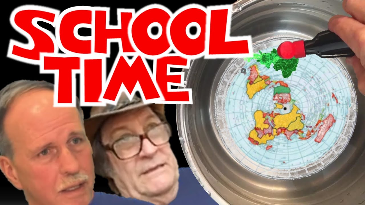 DECONSTRUCTING the SPINNING BALL Earth with a rotating pot of water and some green dye.