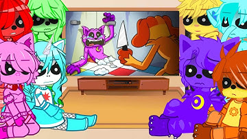Smiling Critters Poppy Playtime Chapter 3 React To The Death of Catnap!?