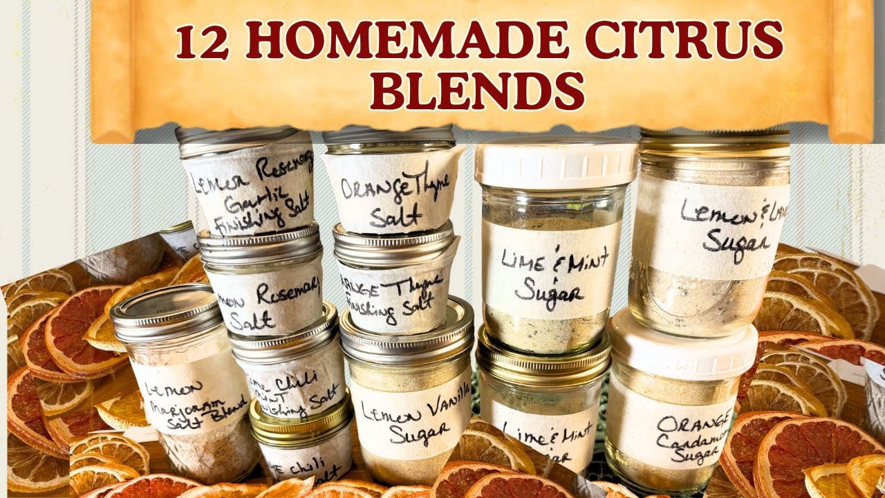 12 Ways To Use Your Homemade Citrus Powders | Salts and Sugars