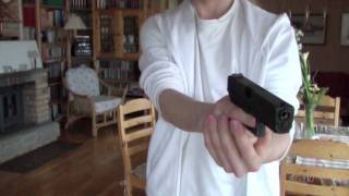 Glock 21 - SLOW MOTION Shell ejecting (Sony HDR-SR10)