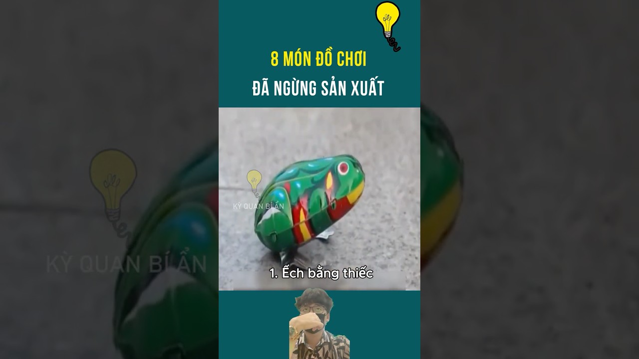 8 món đồ chơi đã ngừng sản xuất, bạn chơi được bao nhiêu | Kỳ quan bí ẩn #kqba