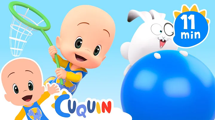 Learn with Cuquin's blue ball | Educational videos