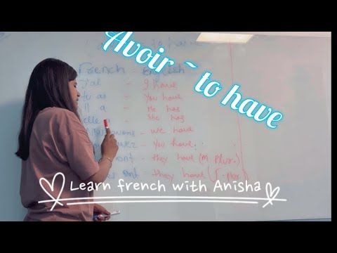 Avoir- to have conjugation in French with examples #french #frenchforbeginner #follow