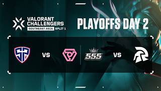 SP vs. TRN / 555 vs. RVL — VALORANT Challengers SEA 2026 Split 1 — Playoffs — Day 2