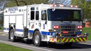 Springtown Community Fire Company Engine 40 Responding 5/1/21